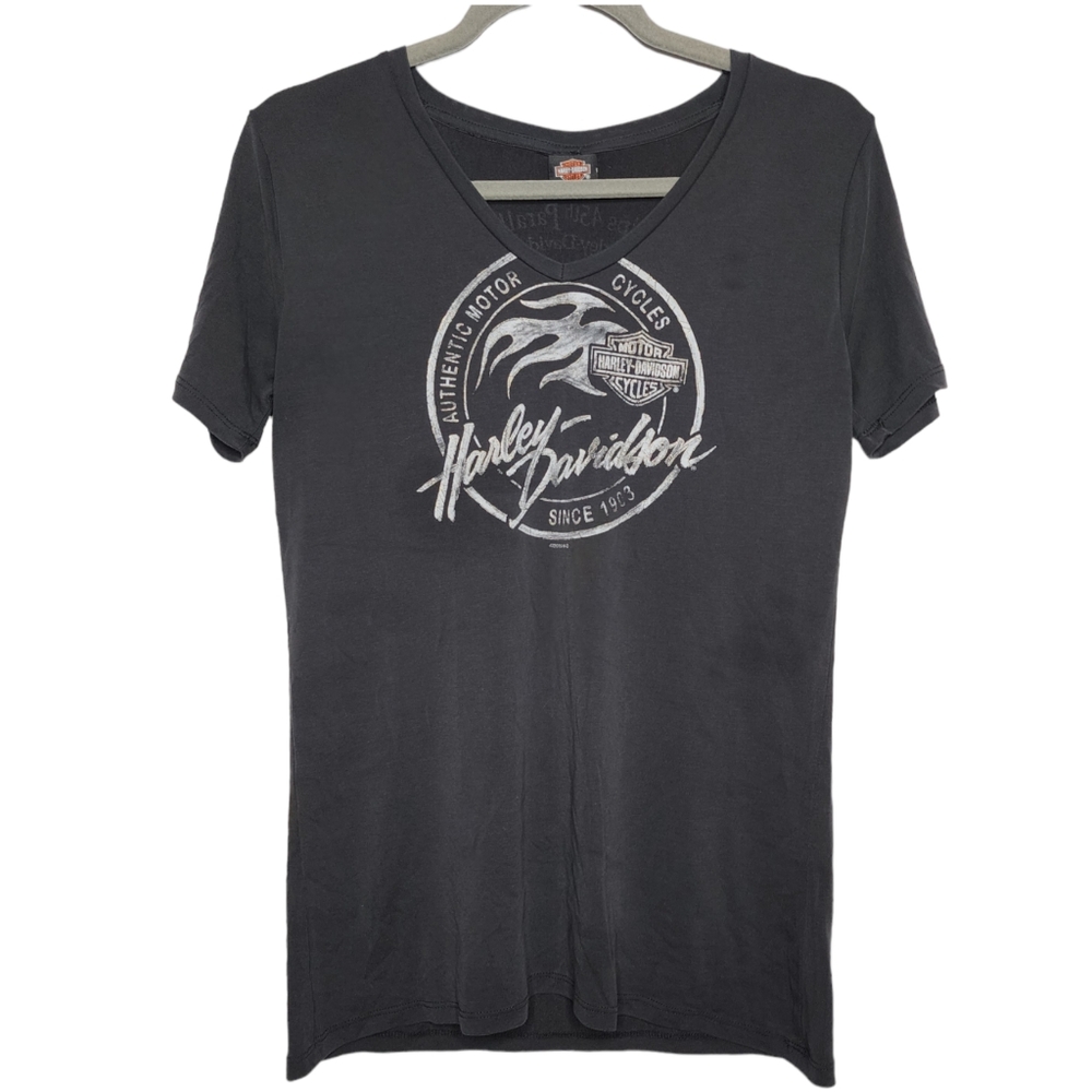 Harley Davidson graphic t shirt - Women's Large - Gaylord Michigan